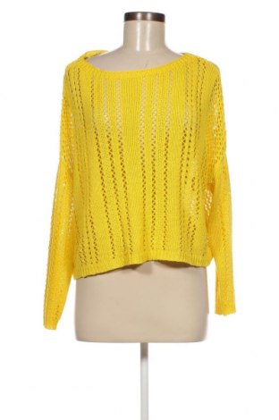Дамски пуловер Amisu, Размер S, Цвят Жълт, Цена 5,22 лв.