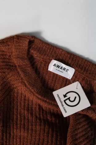 Γυναικείο πουλόβερ Aware by Vero Moda, Μέγεθος S, Χρώμα Καφέ, Τιμή 2,72 €