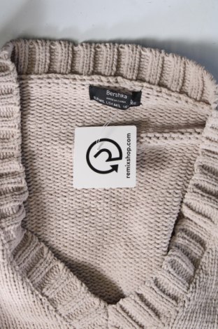 Damski sweter Bershka, Rozmiar L, Kolor Beżowy, Cena 27,83 zł