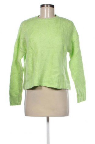 Pulover de femei Bershka, Mărime XS, Culoare Verde, Preț 16,22 Lei