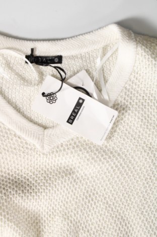 Γυναικείο πουλόβερ Breal, Μέγεθος S, Χρώμα Λευκό, Τιμή 13,46 €