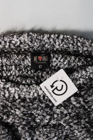 Дамски пуловер Clockhouse, Размер XS, Цвят Черен, Цена 7,25 лв.