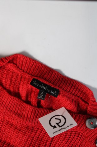 Damenpullover Derek Heart, Größe S, Farbe Rot, Preis € 2,62