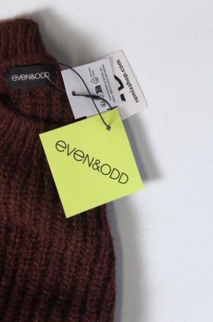 Γυναικείο πουλόβερ Even&Odd, Μέγεθος XL, Χρώμα Καφέ, Τιμή 4,27 €