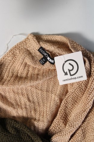 Дамски пуловер Fashion nova, Размер XL, Цвят Многоцветен, Цена 10,15 лв.
