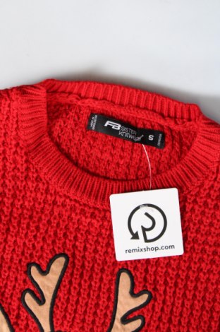 Дамски пуловер Fb Sister, Размер S, Цвят Червен, Цена 9,28 лв.