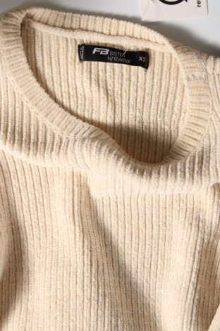 Дамски пуловер Fb Sister, Размер XS, Цвят Екрю, Цена 9,86 лв.
