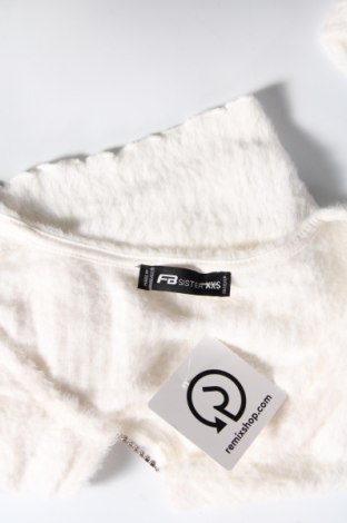 Γυναικείο πουλόβερ Fb Sister, Μέγεθος XS, Χρώμα Λευκό, Τιμή 3,59 €