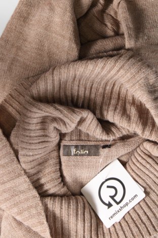 Дамски пуловер Folia, Размер M, Цвят Бежов, Цена 8,00 лв.