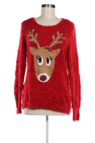 Дамски пуловер George, Размер XL, Цвят Червен, Цена 5,51 лв.