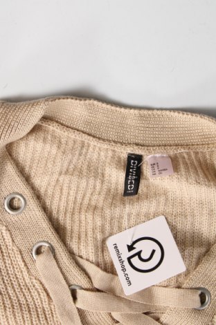 Дамски пуловер H&M Divided, Размер S, Цвят Бежов, Цена 5,51 лв.
