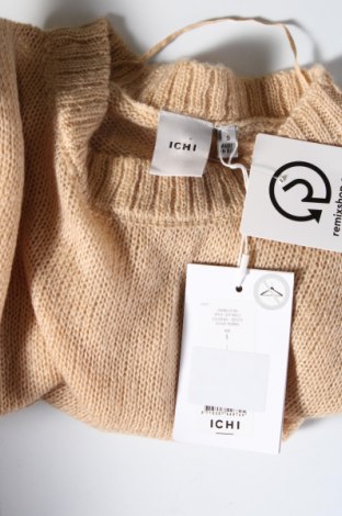 Дамски пуловер Ichi, Размер S, Цвят Бежов, Цена 26,10 лв.