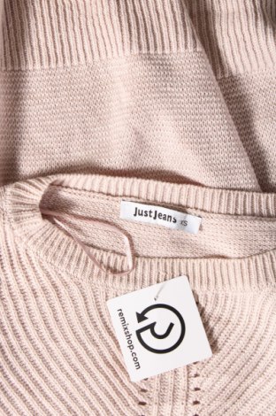Γυναικείο πουλόβερ Just Jeans, Μέγεθος XS, Χρώμα  Μπέζ, Τιμή 4,49 €