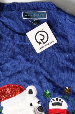 Γυναικείο πουλόβερ Karen Scott, Μέγεθος M, Χρώμα Μπλέ, Τιμή 5,38 €