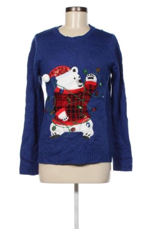 Дамски пуловер Karen Scott, Размер M, Цвят Син, Цена 5,51 лв.