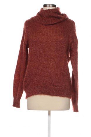 Дамски пуловер Kiabi, Размер XS, Цвят Кафяв, Цена 5,51 лв.