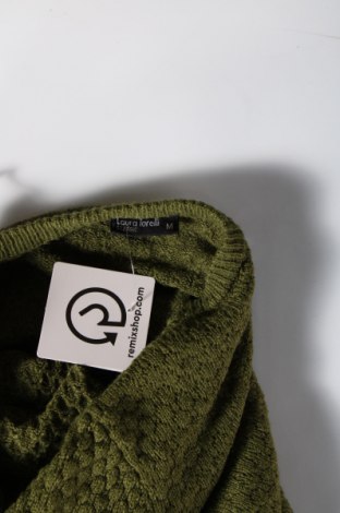 Дамски пуловер Laura Torelli, Размер M, Цвят Зелен, Цена 5,51 лв.