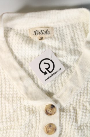 Γυναικείο πουλόβερ Listicle, Μέγεθος L, Χρώμα Λευκό, Τιμή 2,87 €