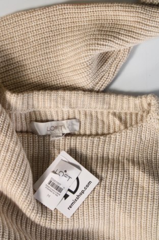 Дамски пуловер Loft By Ann Taylor, Размер M, Цвят Бежов, Цена 46,20 лв.