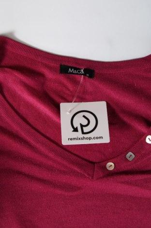 Дамски пуловер M&Co., Размер M, Цвят Розов, Цена 10,15 лв.