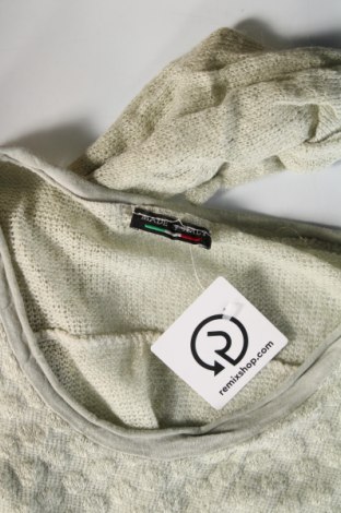 Γυναικείο πουλόβερ Made In Italy, Μέγεθος M, Χρώμα Πράσινο, Τιμή 2,69 €