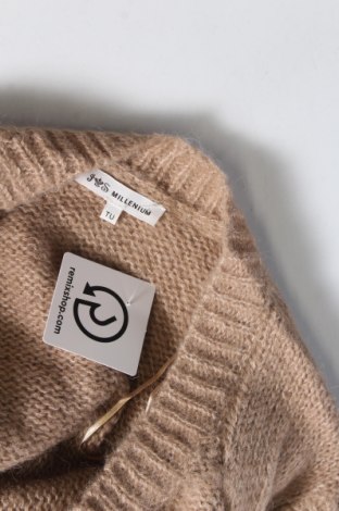 Γυναικείο πουλόβερ Millenium, Μέγεθος M, Χρώμα  Μπέζ, Τιμή 2,87 €