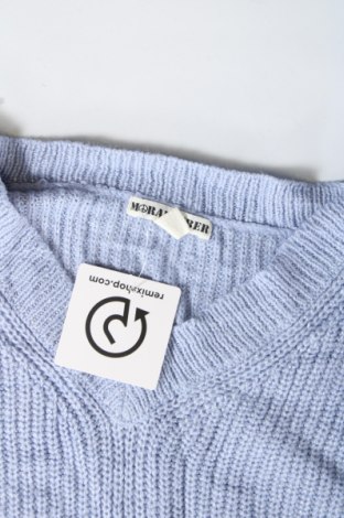 Дамски пуловер Moral Fiber, Размер M, Цвят Син, Цена 7,25 лв.