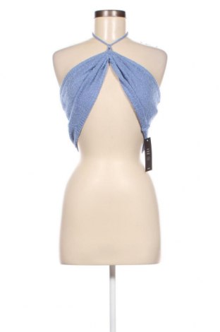 Pulover de femei NA-KD, Mărime L, Culoare Albastru, Preț 34,34 Lei