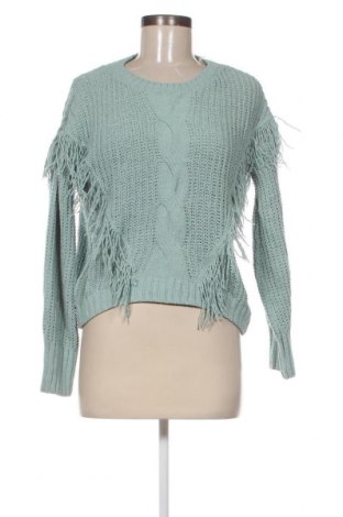Дамски пуловер No Boundaries, Размер M, Цвят Зелен, Цена 7,25 лв.