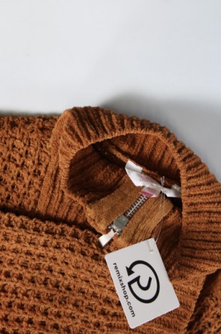 Дамски пуловер No Boundaries, Размер L, Цвят Кафяв, Цена 9,57 лв.