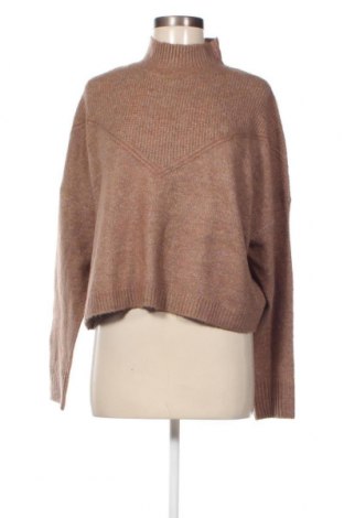 Дамски пуловер ONLY, Размер M, Цвят Кафяв, Цена 23,76 лв.