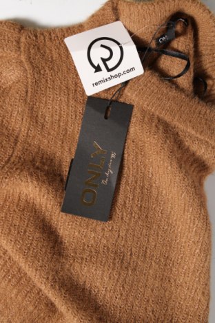 Damski sweter ONLY, Rozmiar XS, Kolor Brązowy, Cena 27,35 zł