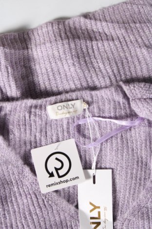 Дамски пуловер ONLY, Размер XS, Цвят Лилав, Цена 16,20 лв.