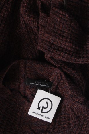 Дамски пуловер ONLY, Размер L, Цвят Кафяв, Цена 7,60 лв.