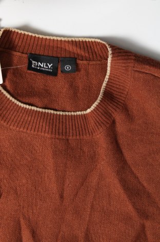 Дамски пуловер ONLY, Размер S, Цвят Кафяв, Цена 12,96 лв.