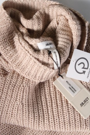 Damski sweter Object, Rozmiar L, Kolor Beżowy, Cena 69,57 zł