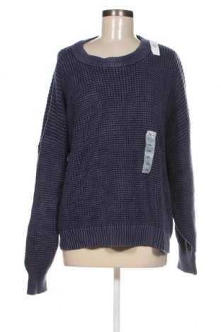 Дамски пуловер Old Navy, Размер XXL, Цвят Син, Цена 11,31 лв.
