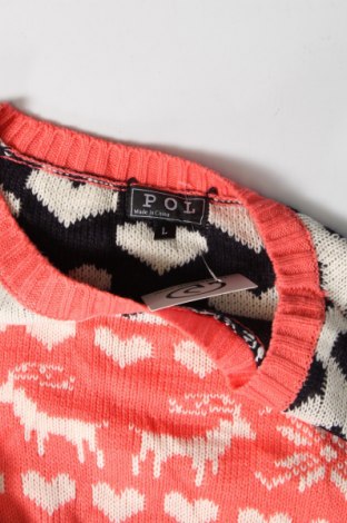Дамски пуловер POL, Размер L, Цвят Многоцветен, Цена 8,36 лв.