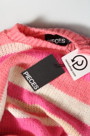 Γυναικείο πουλόβερ Pieces, Μέγεθος L, Χρώμα Ρόζ , Τιμή 6,40 €
