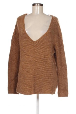 Дамски пуловер Pimkie, Размер XL, Цвят Кафяв, Цена 5,51 лв.