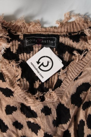 Γυναικείο πουλόβερ Polly & Esther, Μέγεθος M, Χρώμα Καφέ, Τιμή 5,38 €