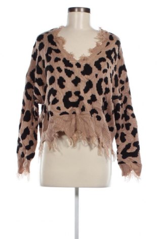 Дамски пуловер Polly & Esther, Размер M, Цвят Кафяв, Цена 5,51 лв.