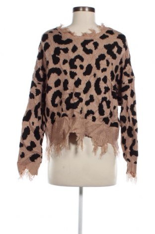 Дамски пуловер Polly & Esther, Размер M, Цвят Кафяв, Цена 7,25 лв.