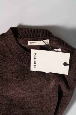 Дамски пуловер Pull&Bear, Размер M, Цвят Кафяв, Цена 11,50 лв.