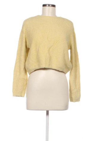 Дамски пуловер Pull&Bear, Размер M, Цвят Жълт, Цена 5,51 лв.