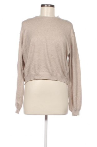 Дамски пуловер Pull&Bear, Размер L, Цвят Бежов, Цена 29,00 лв.