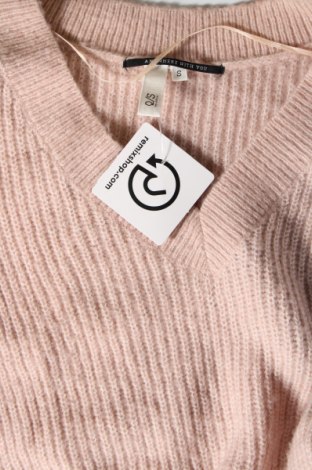Damski sweter Q/S by S.Oliver, Rozmiar S, Kolor Różowy, Cena 69,57 zł
