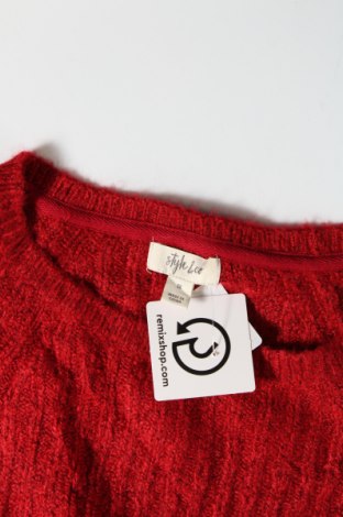 Dámsky pulóver Style & Co, Veľkosť L, Farba Červená, Cena  4,11 €