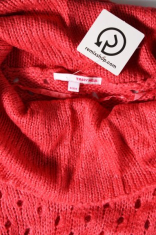 Дамски пуловер Tally Weijl, Размер S, Цвят Червен, Цена 8,70 лв.