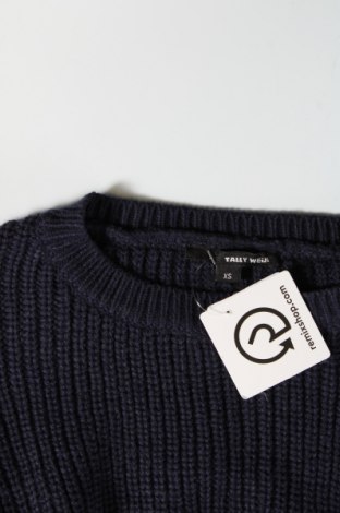 Γυναικείο πουλόβερ Tally Weijl, Μέγεθος XS, Χρώμα Μπλέ, Τιμή 2,87 €